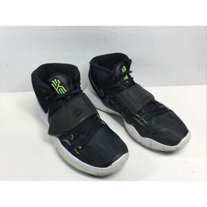 Nike Kyrie 6 Basketball Shoes Mens Sz 8.5 Sneakers Black Hi Top BQ4630-004